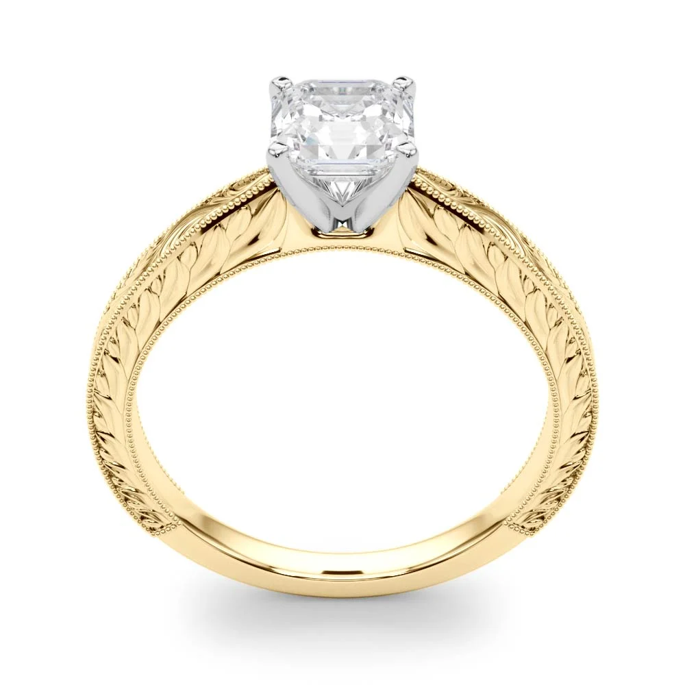 Vintage-inspired Milgrain Engagement Ring - Image 89