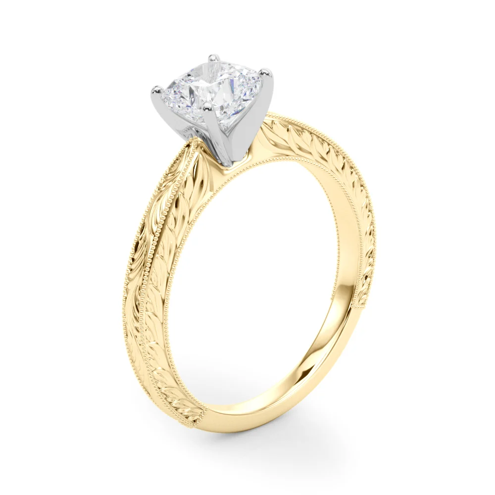 Vintage-inspired Milgrain Engagement Ring - Image 80