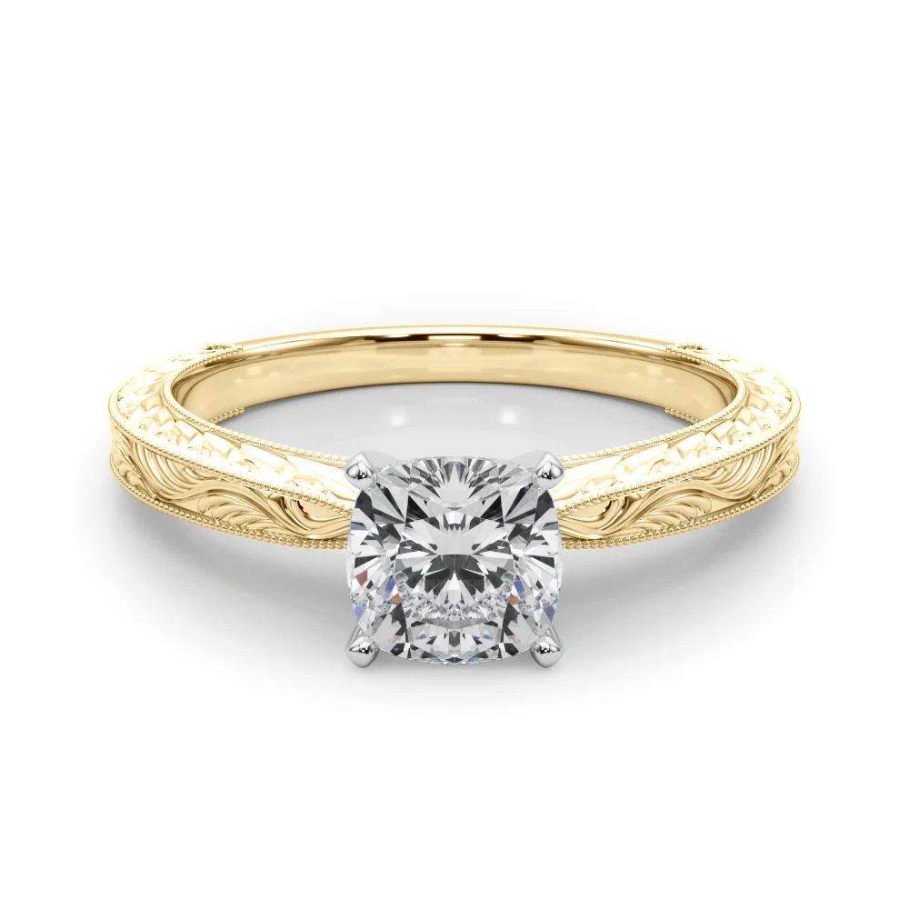 Vintage-inspired Milgrain Engagement Ring - Image 70