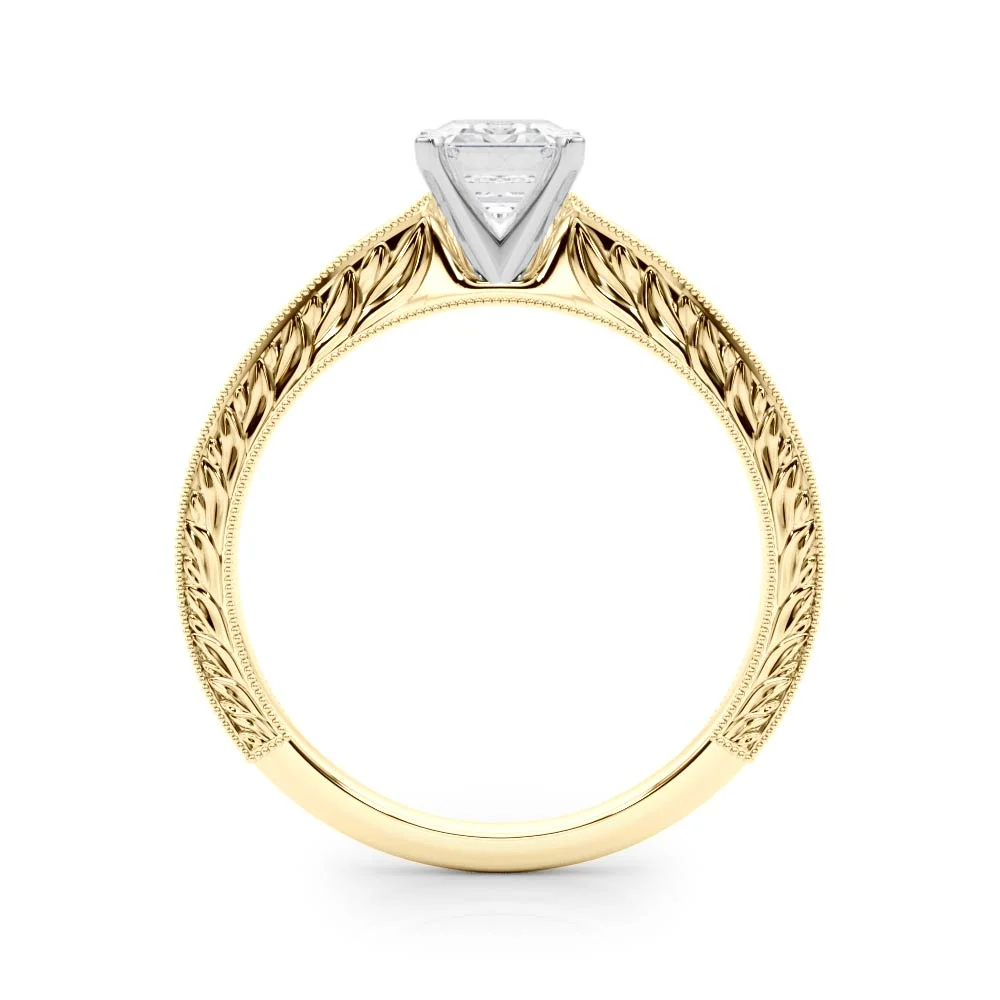 Vintage-inspired Milgrain Engagement Ring - Image 61