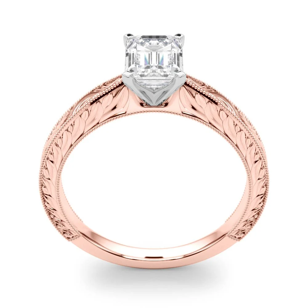 Vintage-inspired Milgrain Engagement Ring - Image 139