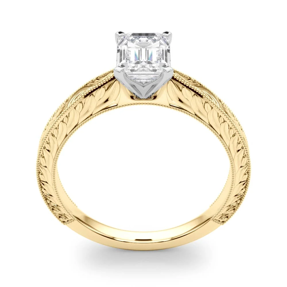 Vintage-inspired Milgrain Engagement Ring - Image 91