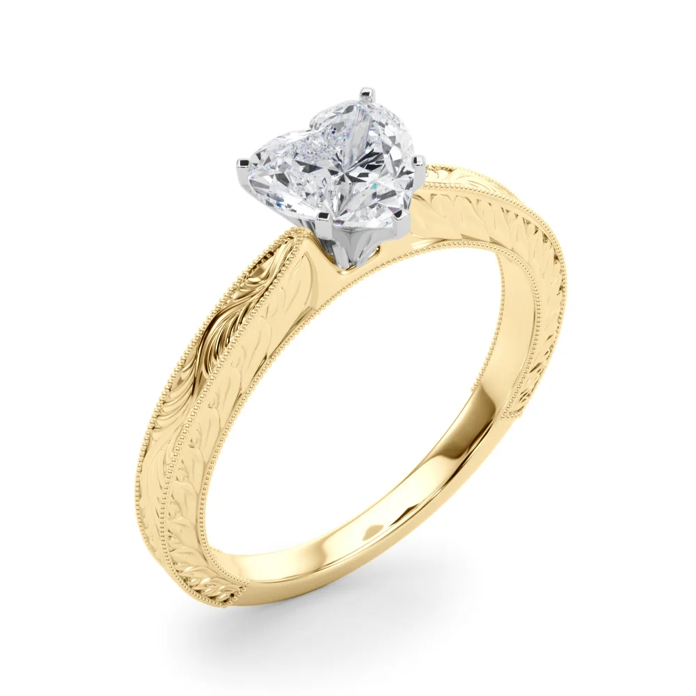 Vintage-inspired Milgrain Engagement Ring - Image 82