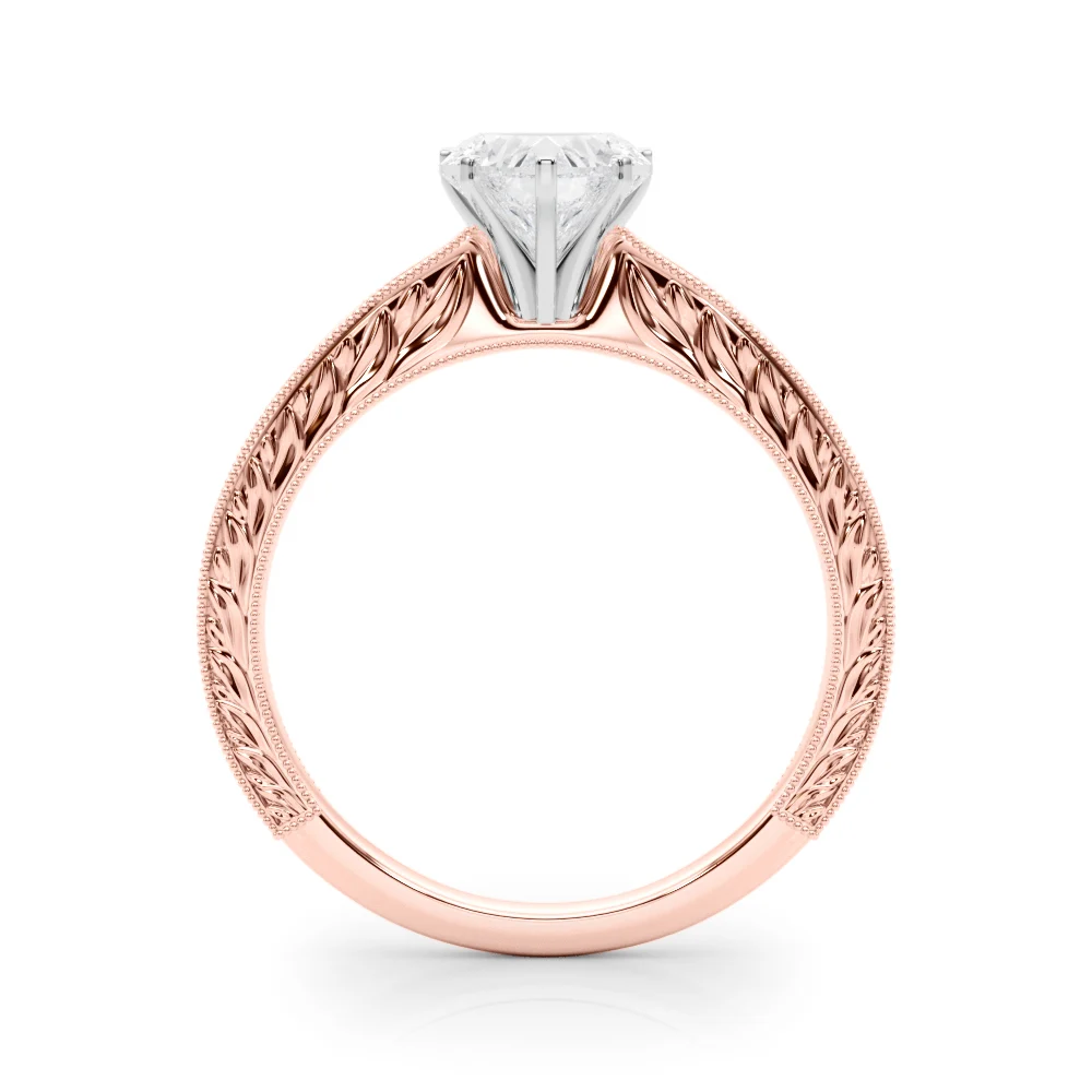Vintage-inspired Milgrain Engagement Ring - Image 110