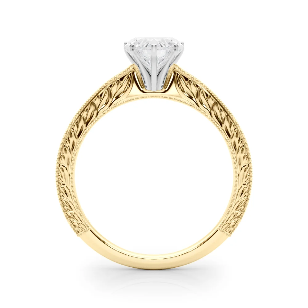 Vintage-inspired Milgrain Engagement Ring - Image 62