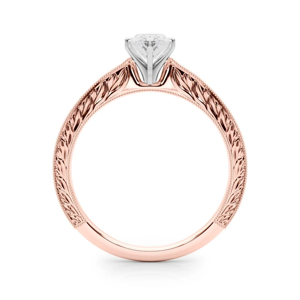 Vintage-inspired Milgrain Engagement Ring - Image 111