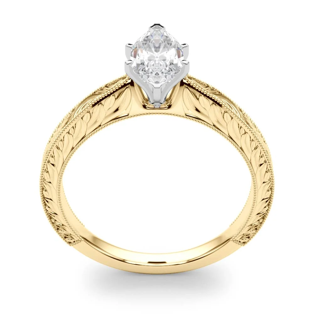 Vintage-inspired Milgrain Engagement Ring - Image 92