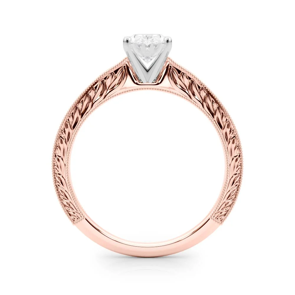 Vintage-inspired Milgrain Engagement Ring - Image 112