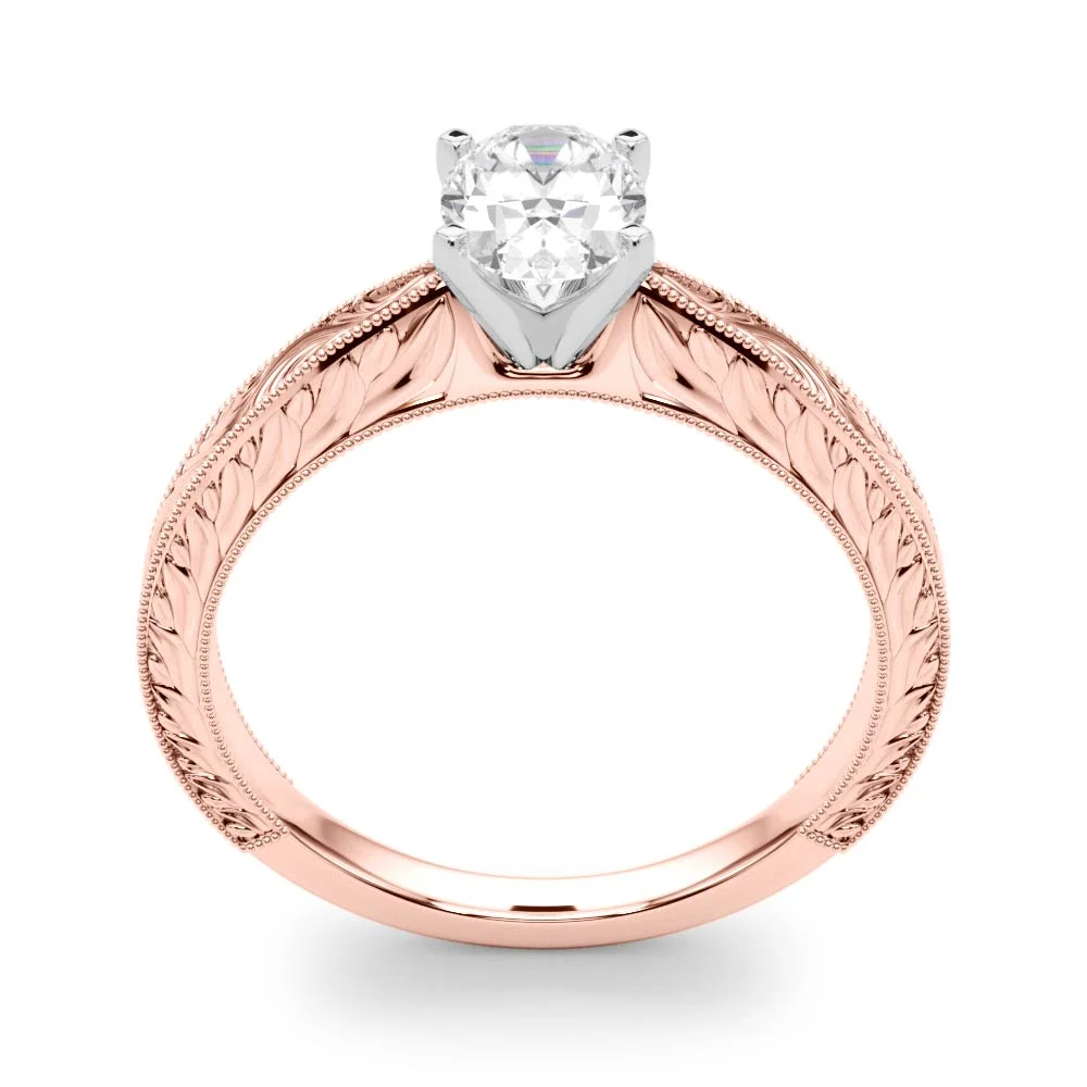 Vintage-inspired Milgrain Engagement Ring - Image 141