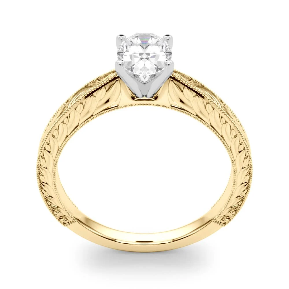 Vintage-inspired Milgrain Engagement Ring - Image 93