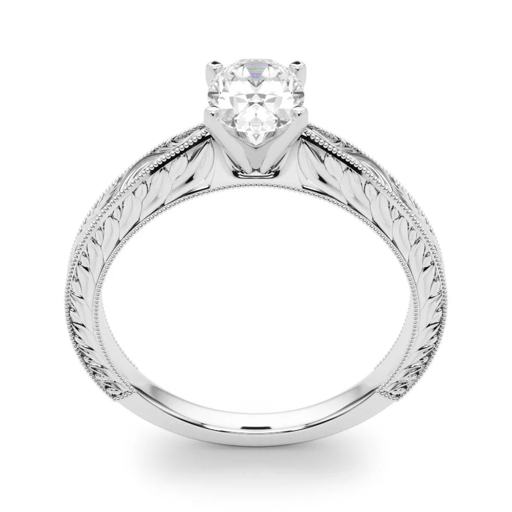 Vintage-inspired Milgrain Engagement Ring - Image 45