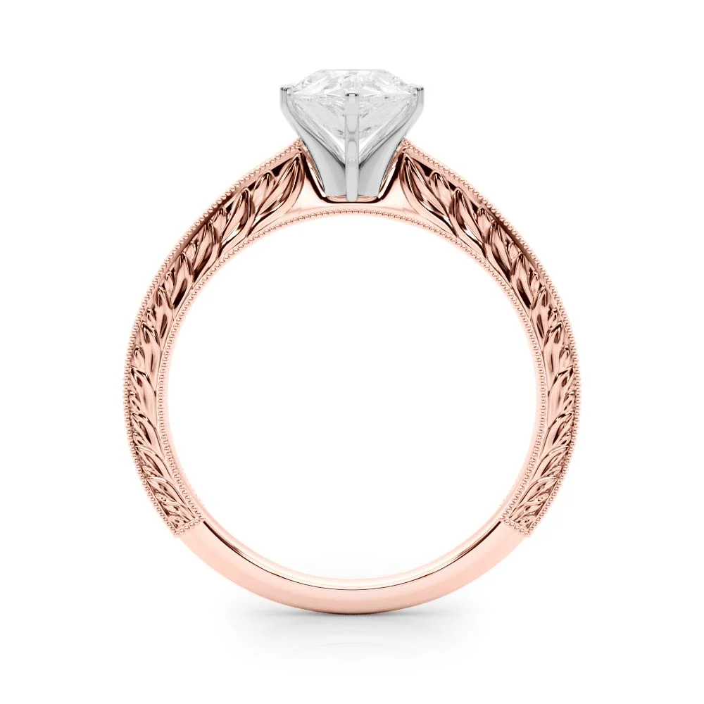 Vintage-inspired Milgrain Engagement Ring - Image 113