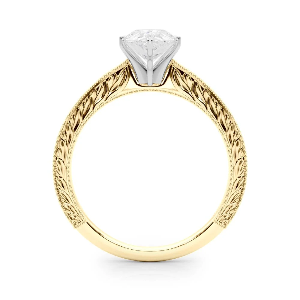 Vintage-inspired Milgrain Engagement Ring - Image 65
