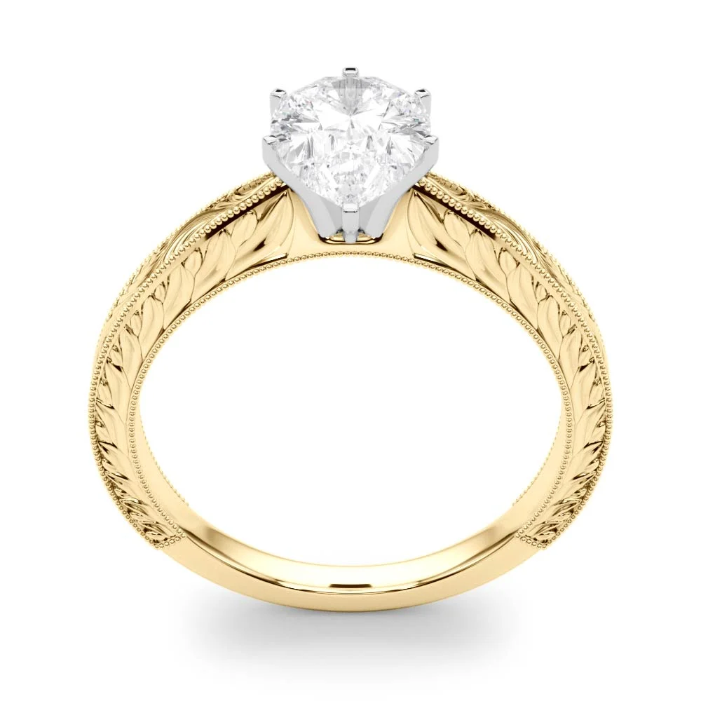 Vintage-inspired Milgrain Engagement Ring - Image 94
