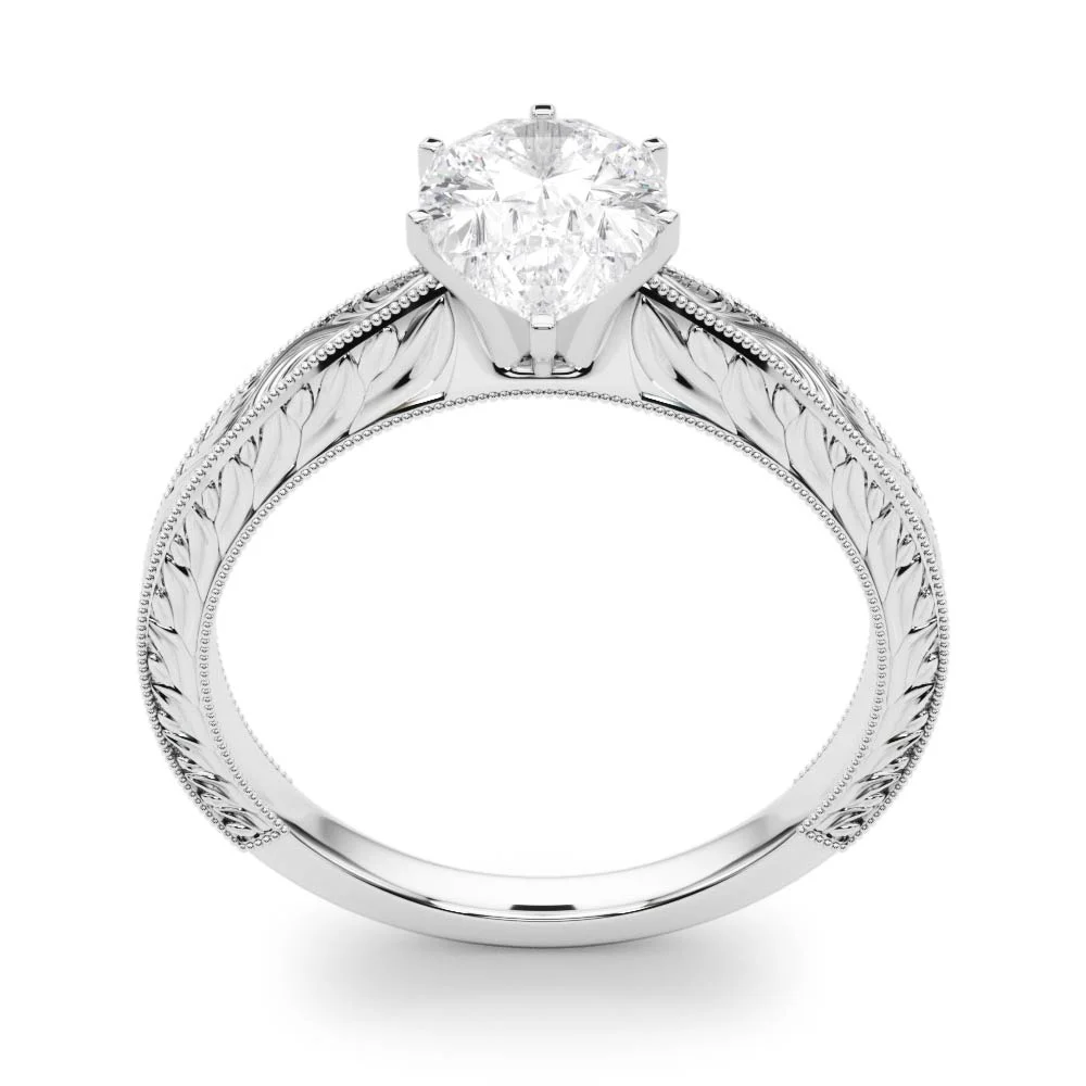 Vintage-inspired Milgrain Engagement Ring - Image 46