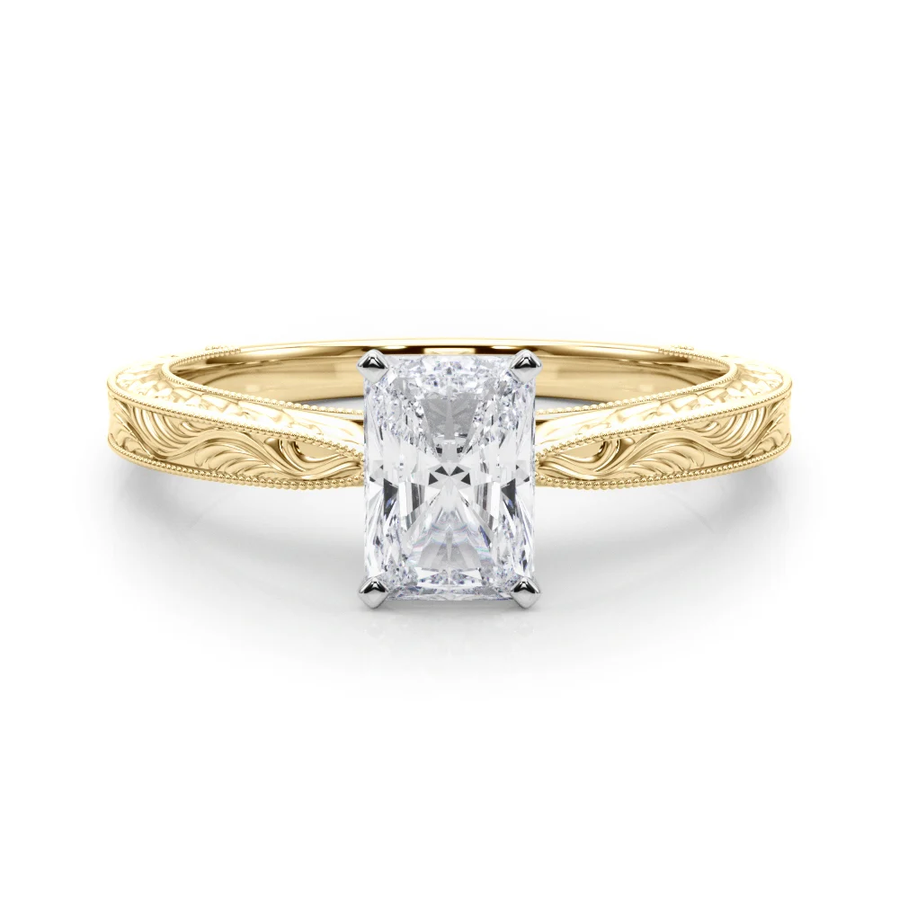 Vintage-inspired Milgrain Engagement Ring - Image 76
