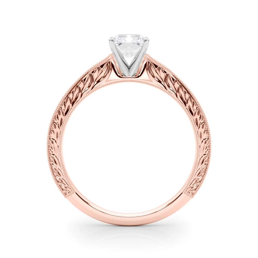 Vintage-inspired Milgrain Engagement Ring - Image 114