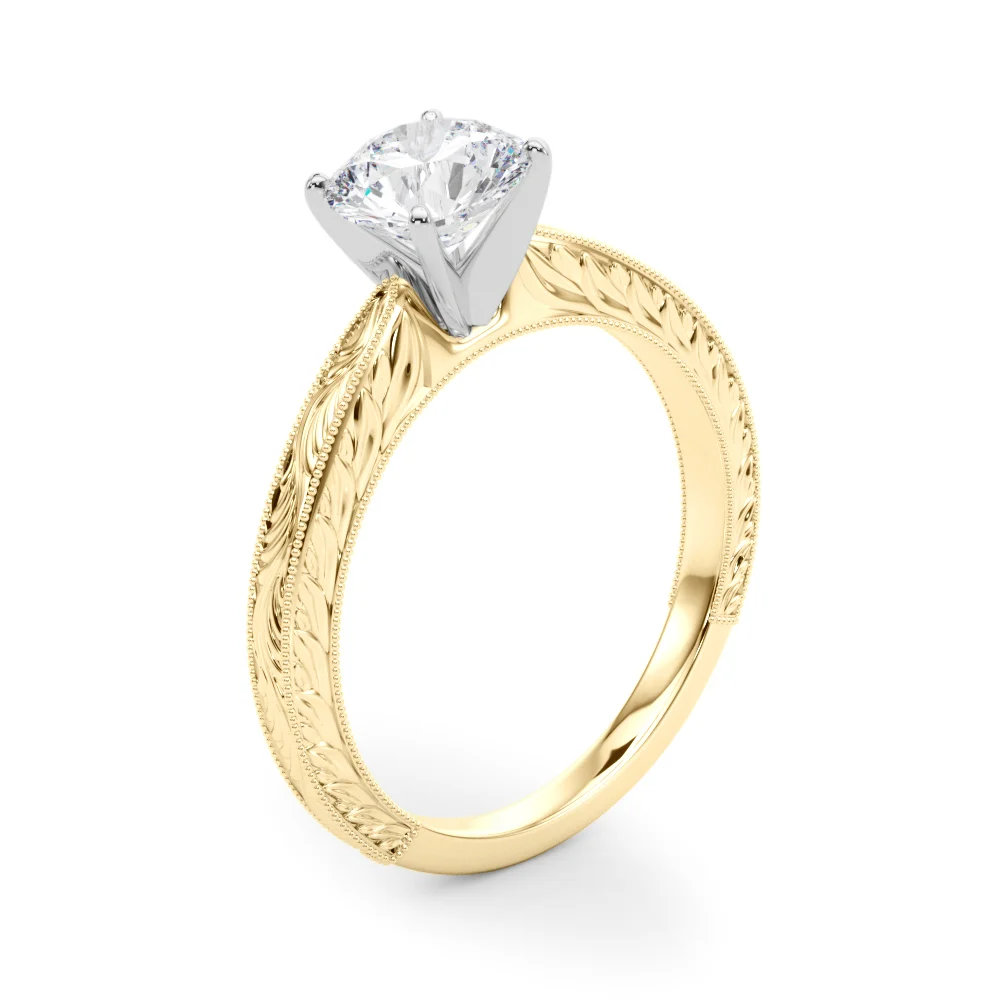 Vintage-inspired Milgrain Engagement Ring - Image 87