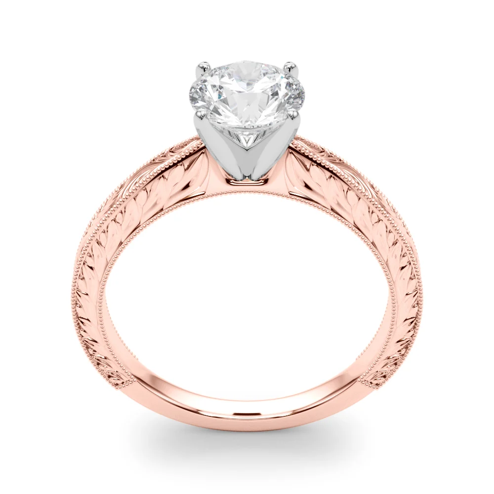 Vintage-inspired Milgrain Engagement Ring - Image 115