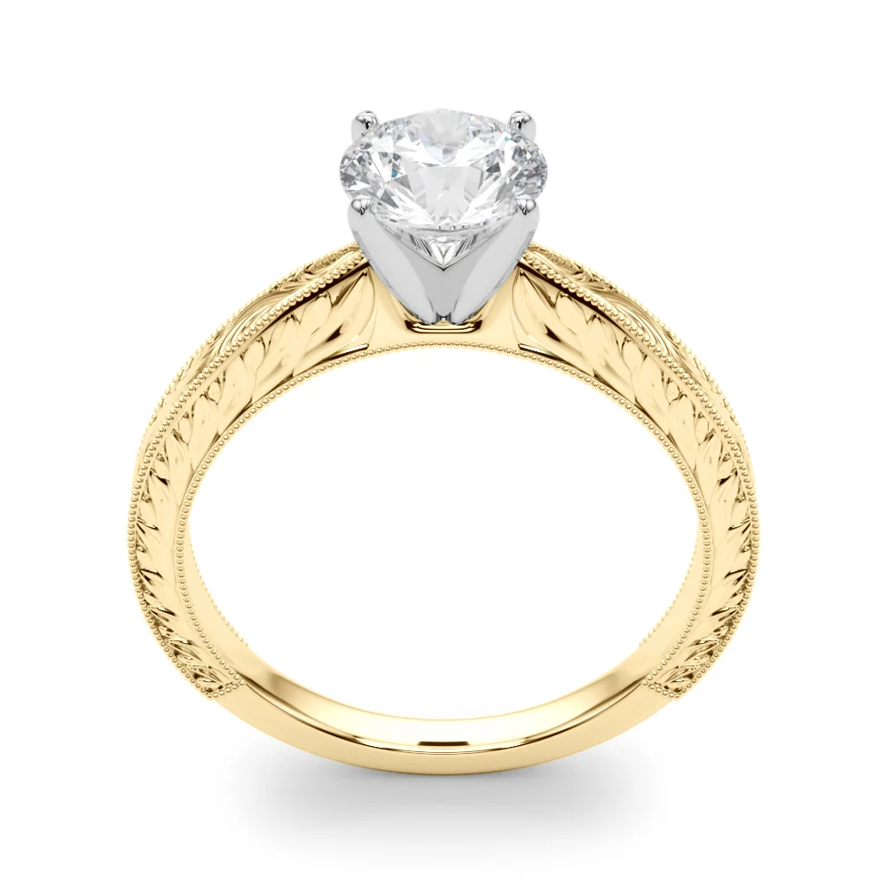 Vintage-inspired Milgrain Engagement Ring - Image 67