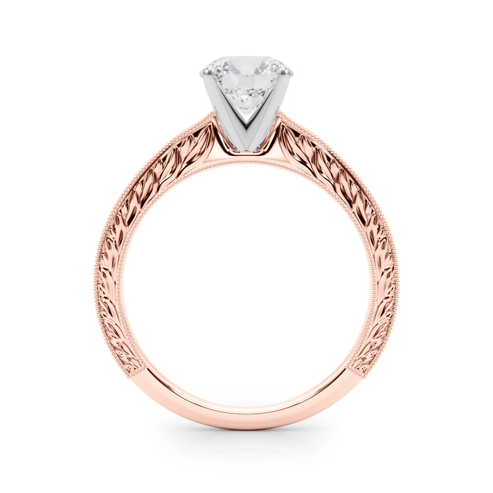 Vintage-inspired Milgrain Engagement Ring - Image 143