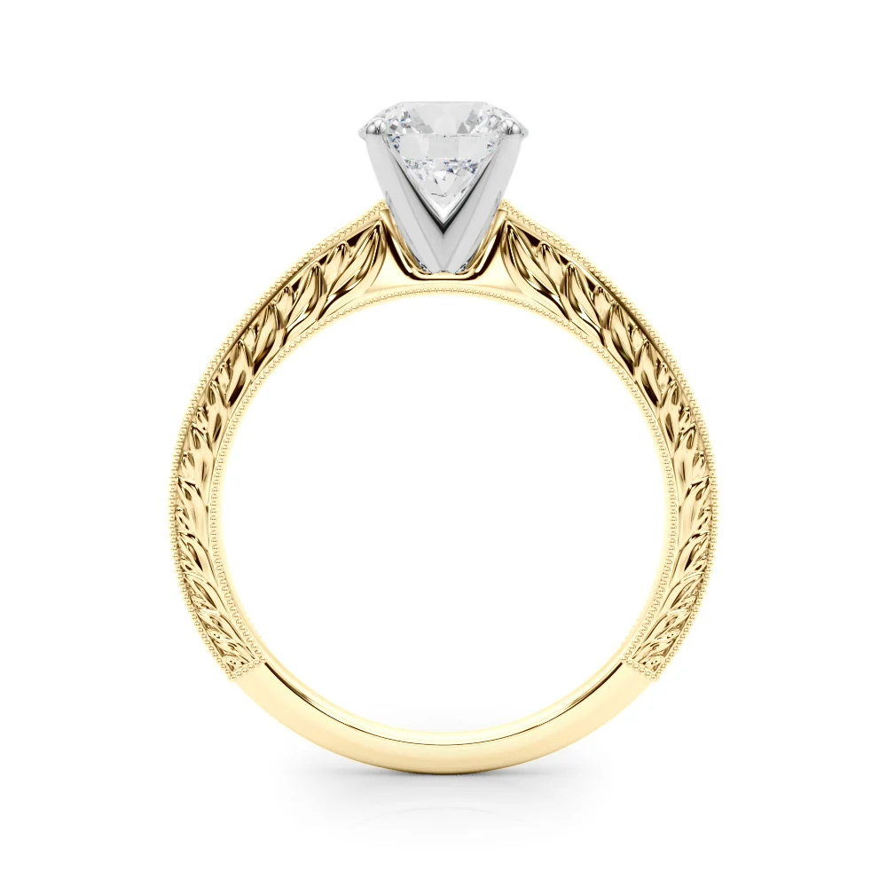 Vintage-inspired Milgrain Engagement Ring - Image 95