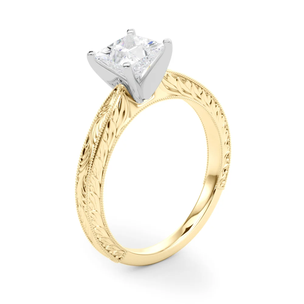 Vintage-inspired Milgrain Engagement Ring - Image 88