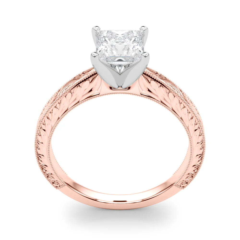 Vintage-inspired Milgrain Engagement Ring - Image 116