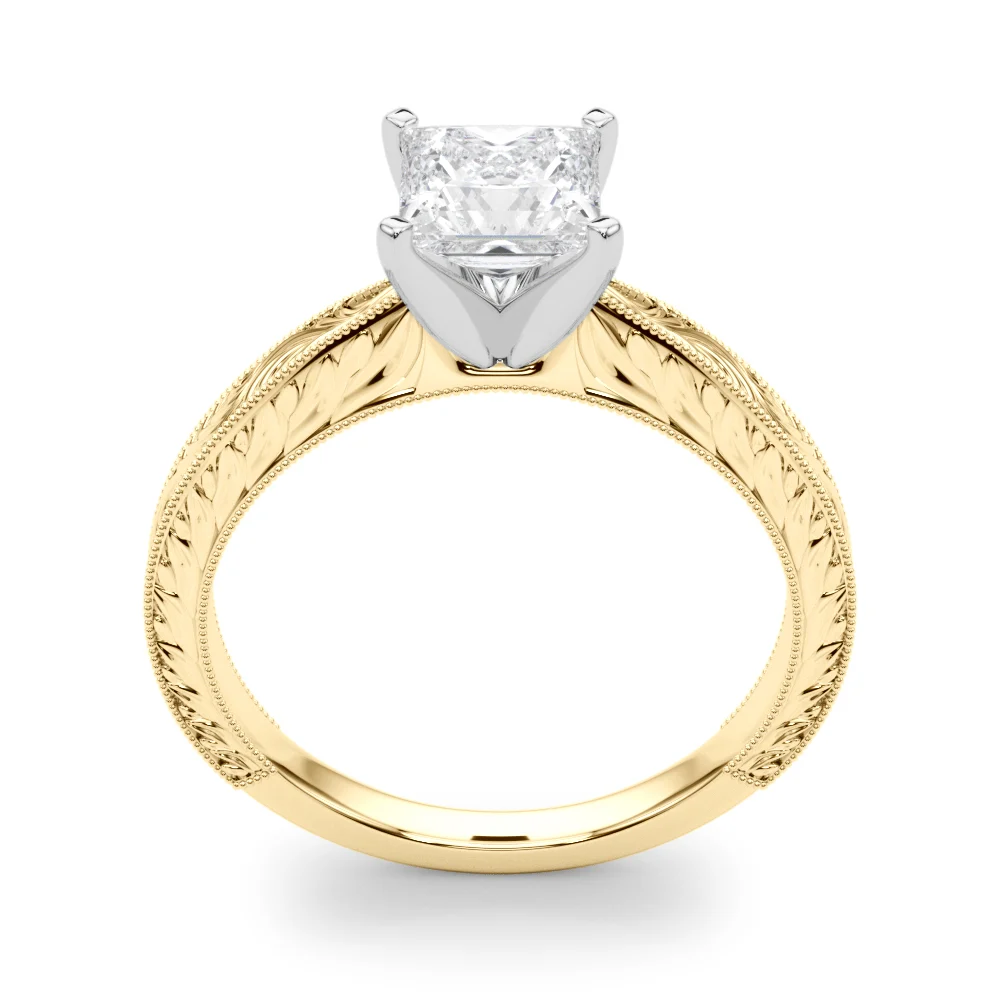 Vintage-inspired Milgrain Engagement Ring - Image 68