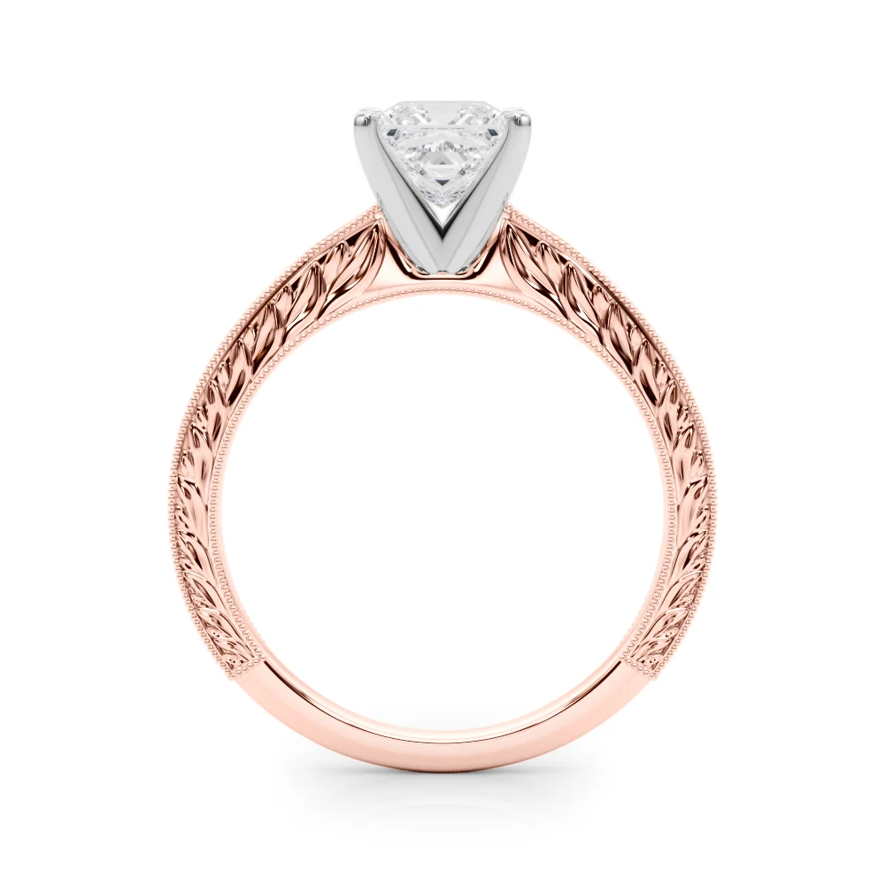 Vintage-inspired Milgrain Engagement Ring - Image 144