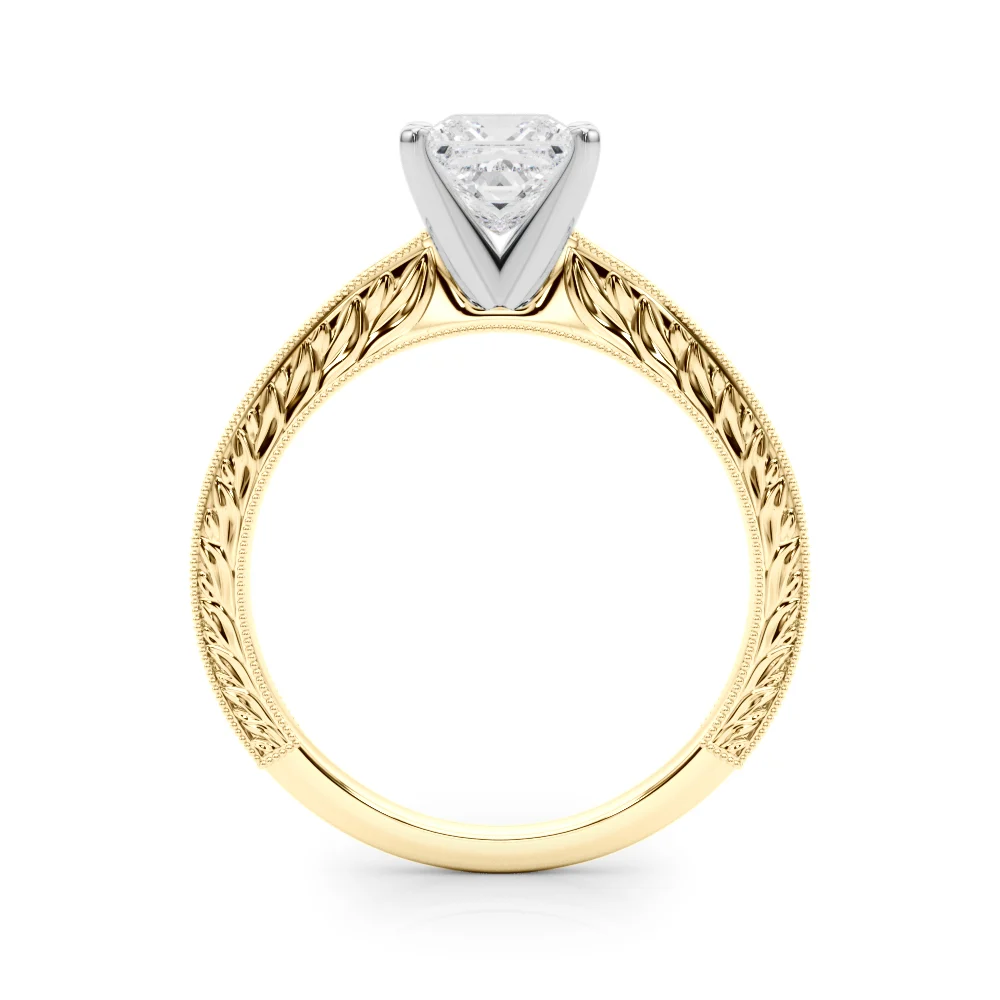 Vintage-inspired Milgrain Engagement Ring - Image 96