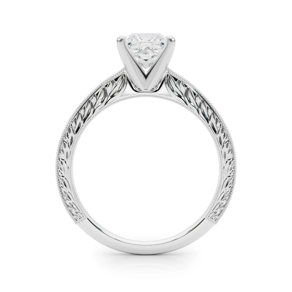Vintage-inspired Milgrain Engagement Ring - Image 48