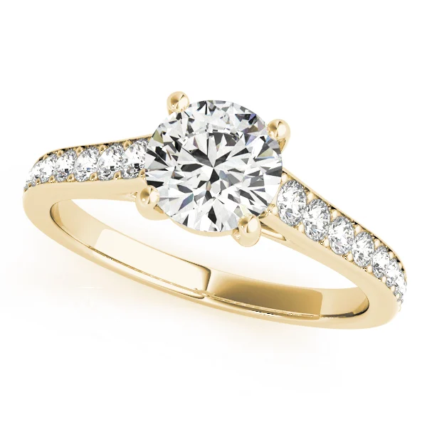 Graduating Single Row Round Engagement Ring - Image 5