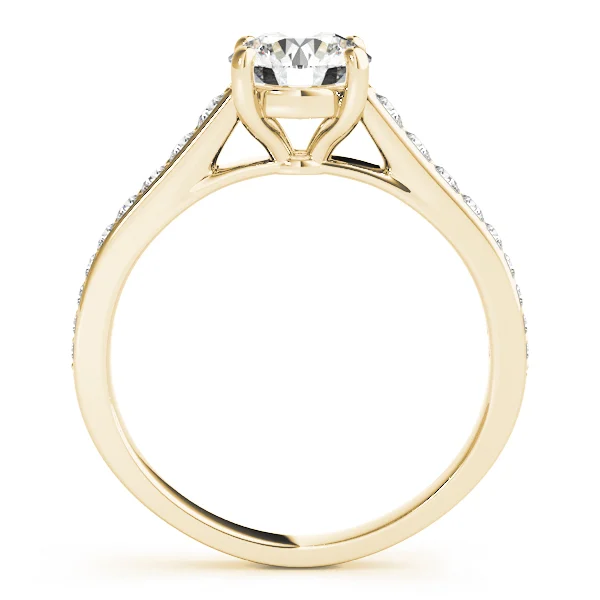 Graduating Single Row Round Engagement Ring - Image 6