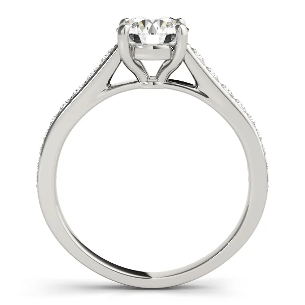 Graduating Single Row Round Engagement Ring - Image 2