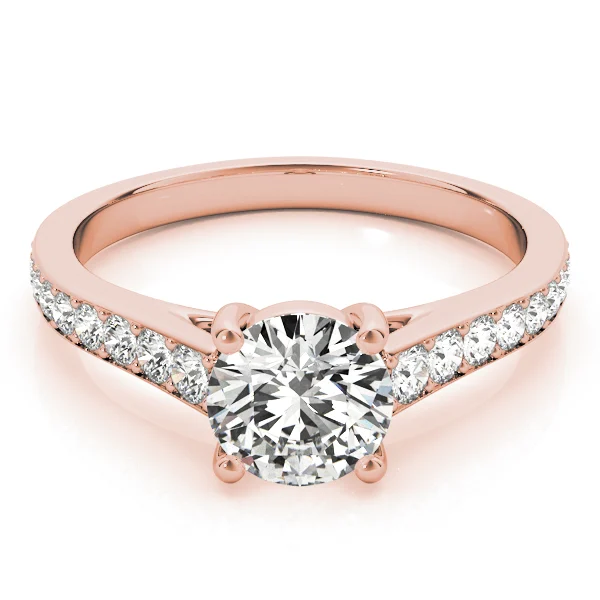 Graduating Single Row Round Engagement Ring - Image 12