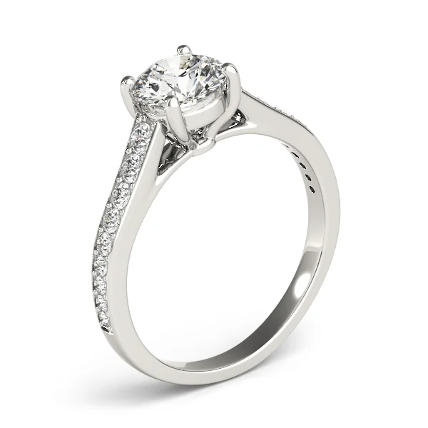 Graduating Single Row Round Engagement Ring - Image 3