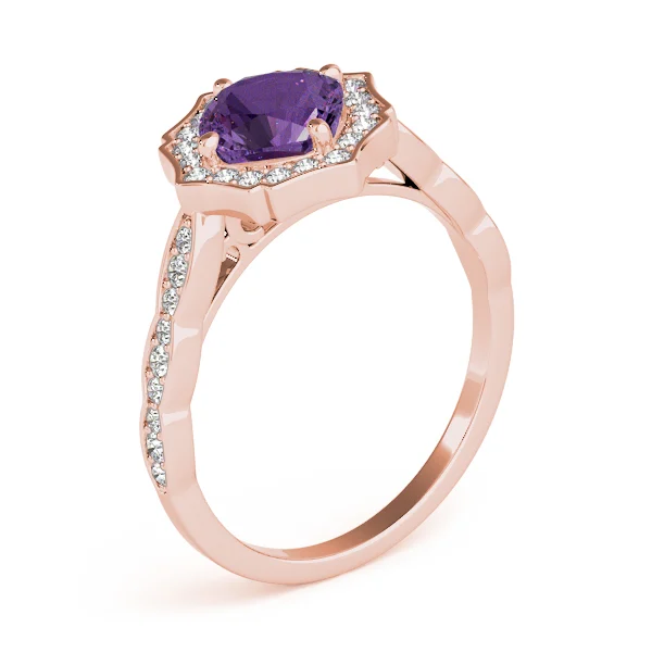 Scalloped Cushion Halo Ring - Image 24