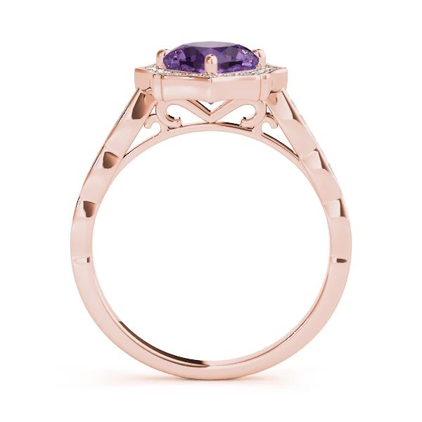 Scalloped Cushion Halo Ring - Image 22