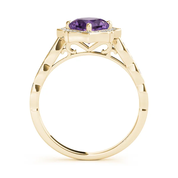 Scalloped Cushion Halo Ring - Image 18