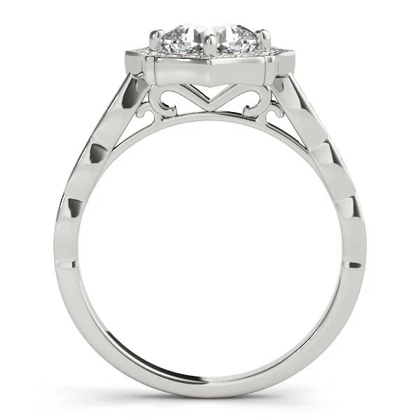 Scalloped Cushion Halo Ring - Image 2