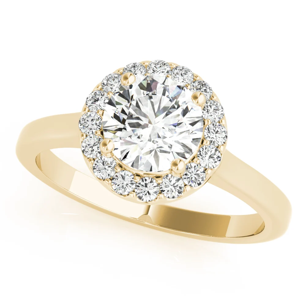 ENGAGEMENT RINGS ROUND HALO - Image 5