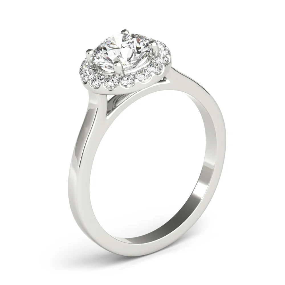 ENGAGEMENT RINGS ROUND HALO - Image 4