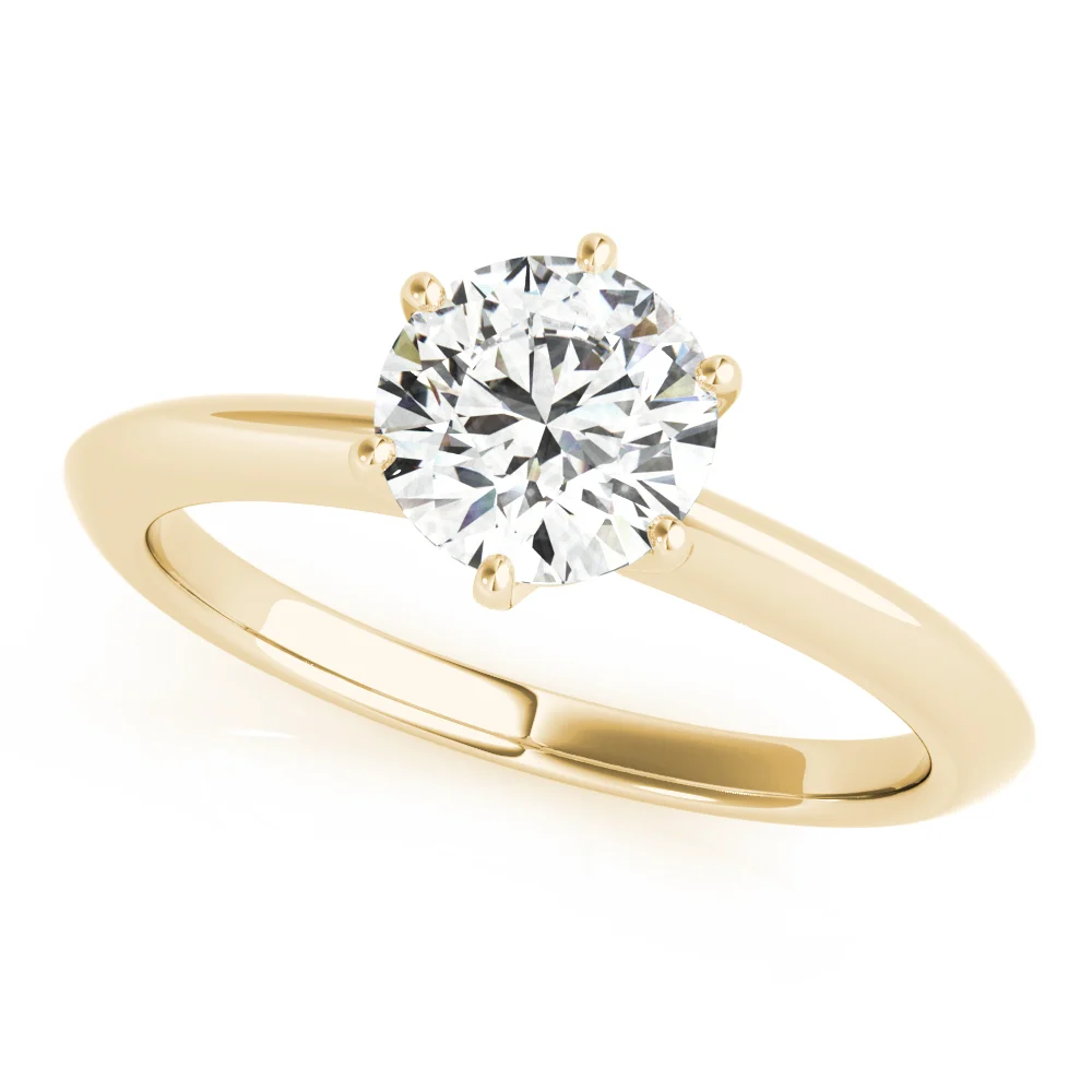 6-Prong Round Solitaire Engagement Ring - Image 38
