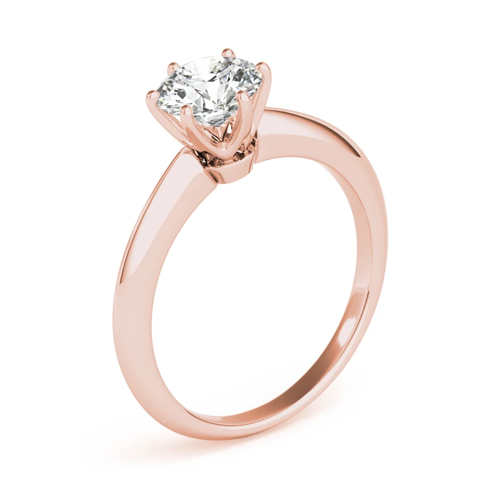 6-Prong Round Solitaire Engagement Ring - Image 45