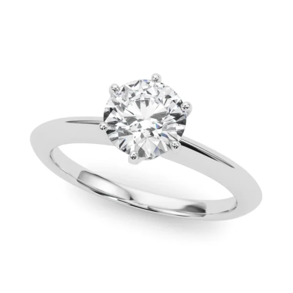 6-Prong Round Solitaire Engagement Ring