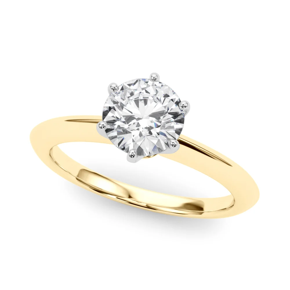 6-Prong Round Solitaire Engagement Ring - Image 50