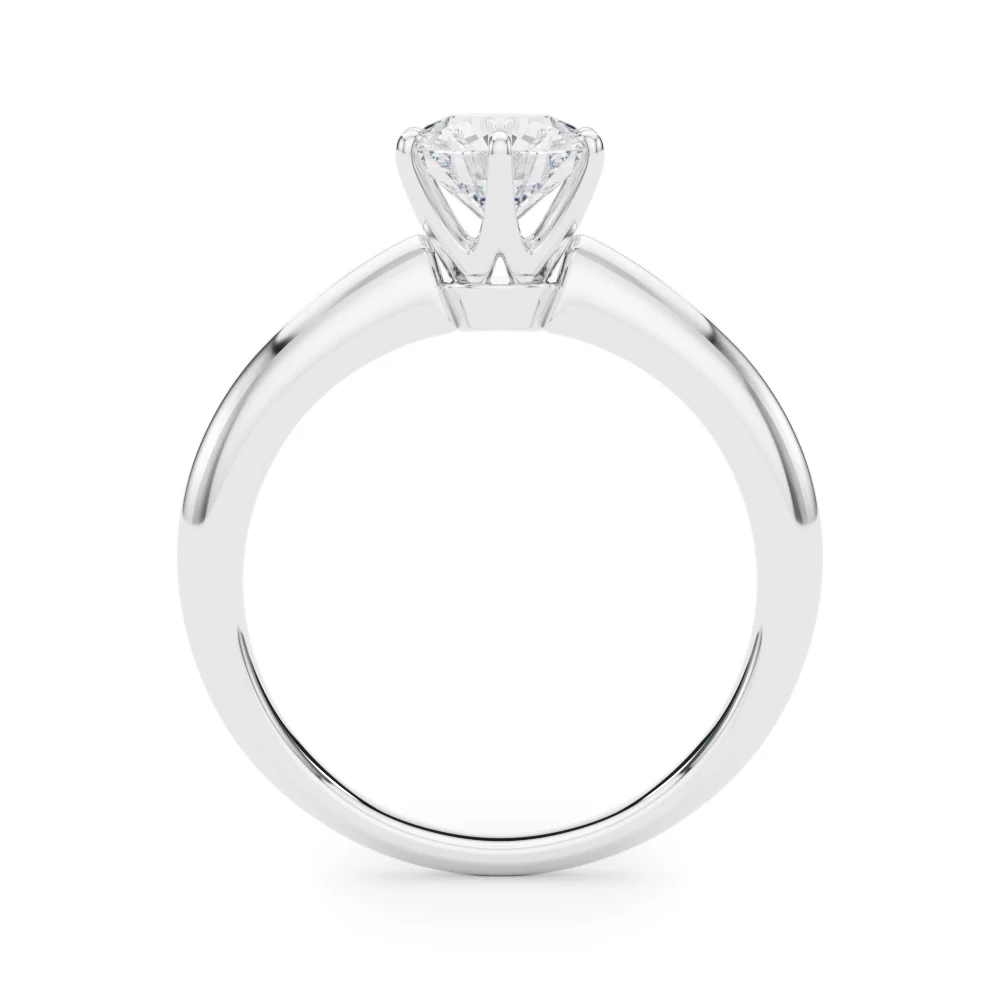 6-Prong Round Solitaire Engagement Ring - Image 14