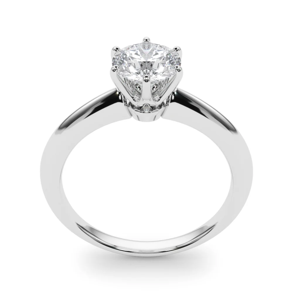 6-Prong Round Solitaire Engagement Ring - Image 36