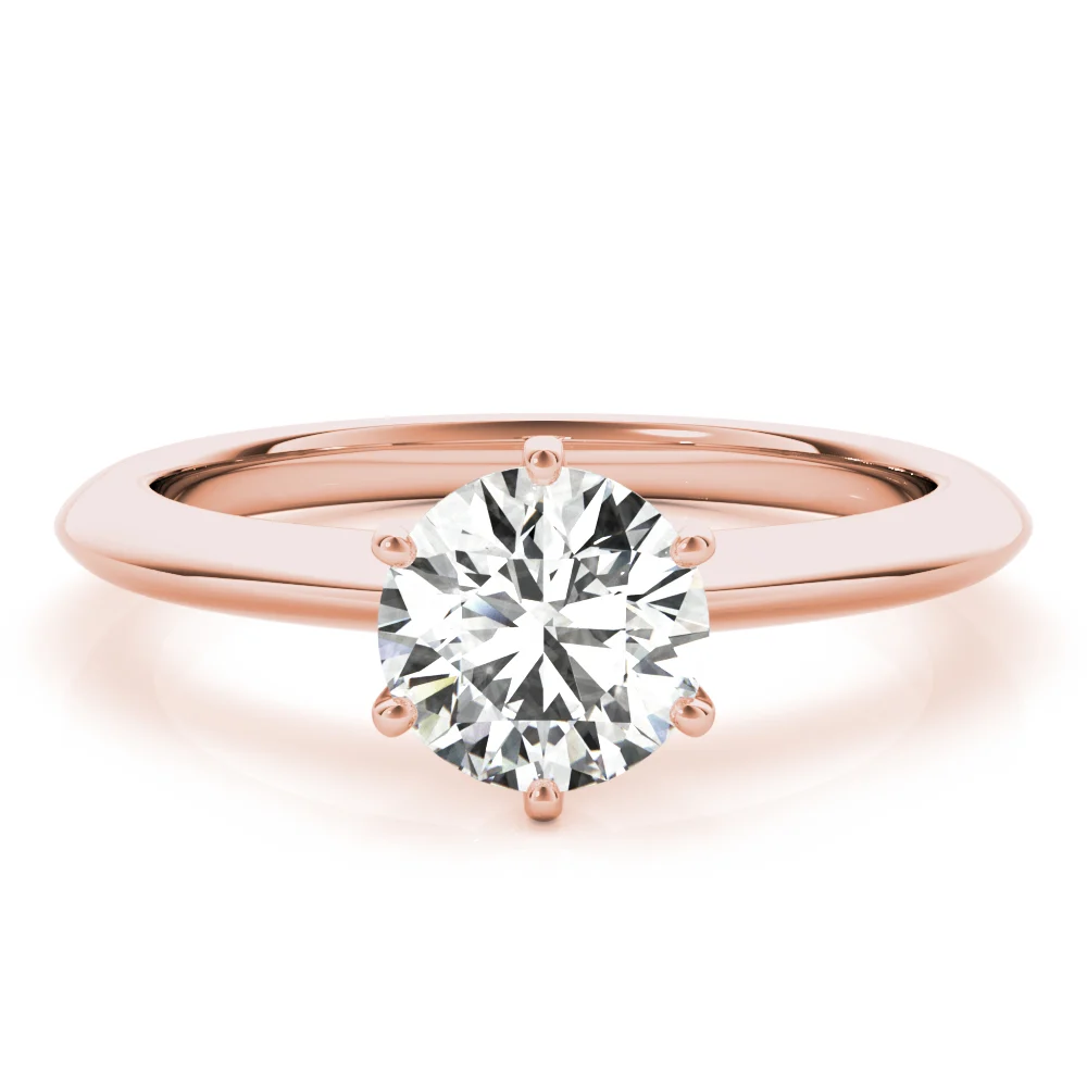 6-Prong Round Solitaire Engagement Ring - Image 44